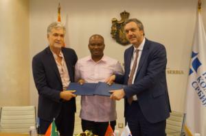 With Marko Cadez and HRH Zolani Mkiva